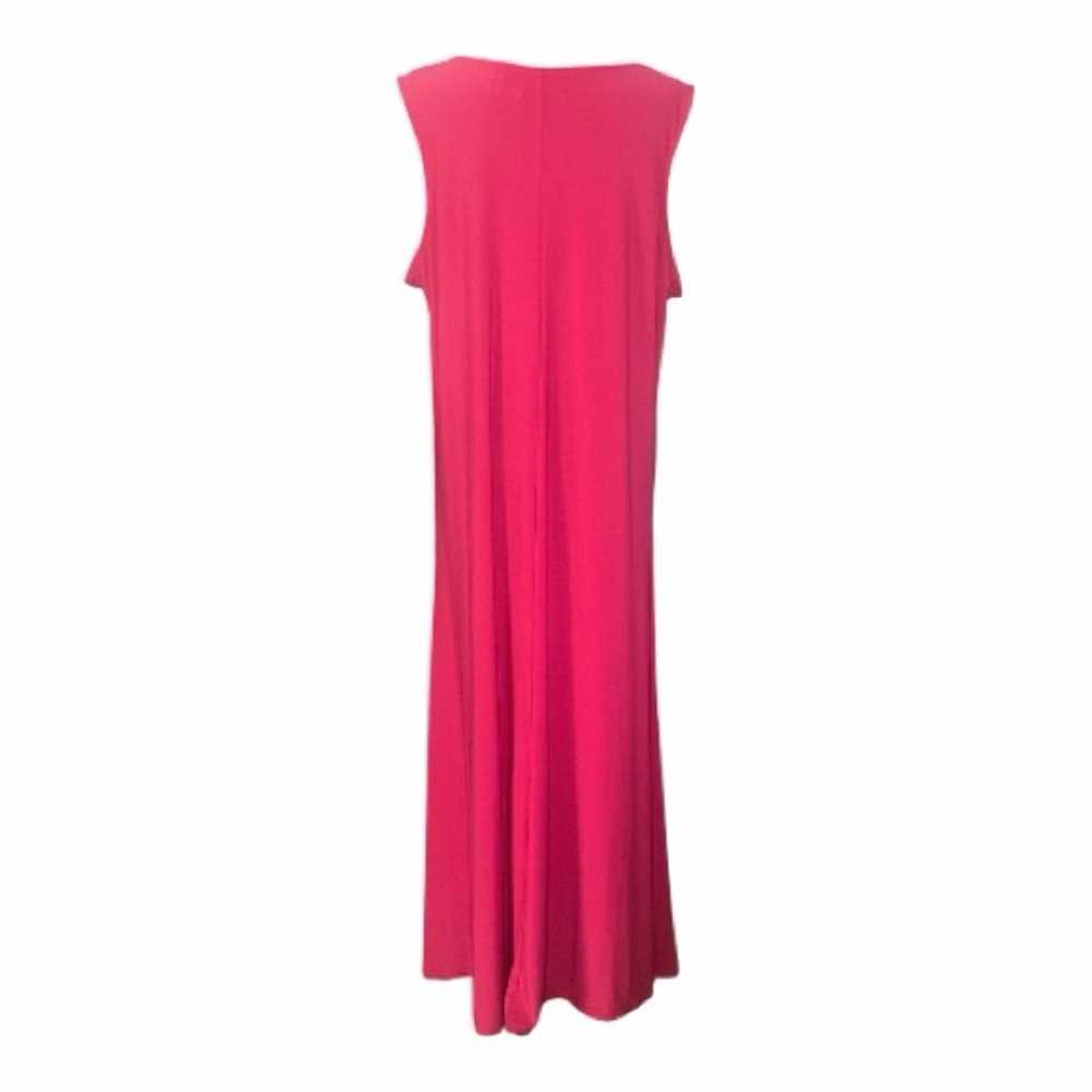Attitudes by Renee Bright Rose Tank Maxi Knit Dress Women’s Size 1X - Picture 5 of 6